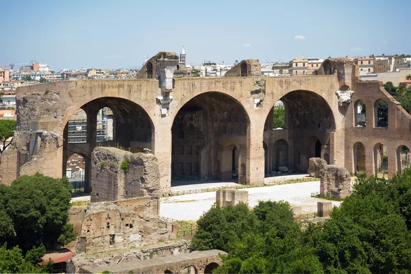 Ruïnes van het Romeinse forum — Stockfoto