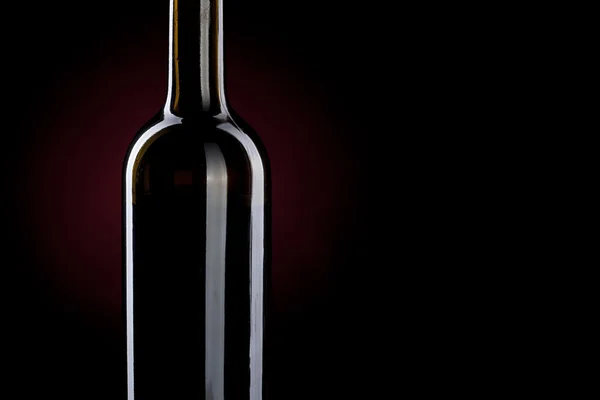 红葡萄酒瓶 — 图库照片