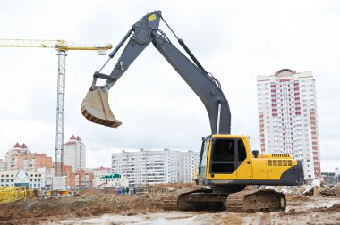 iş yerinde parça tipi yükleyici Ekskavatör