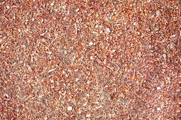 Reciclaje de materiales de chatarra de cobre — Foto de Stock