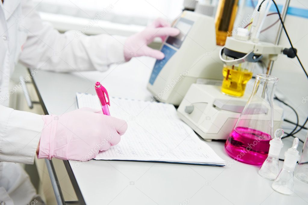 Medical scientists in a laboratory