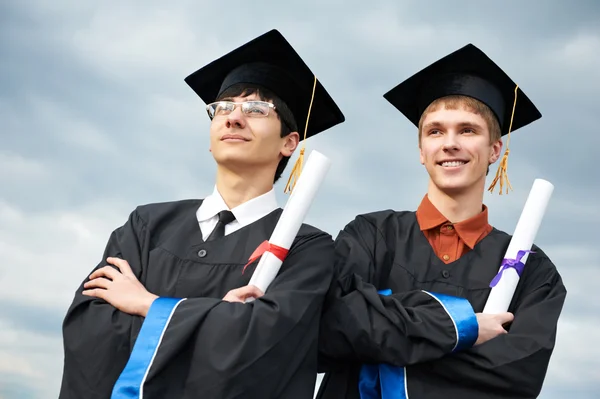 Iki yüksek lisans öğrencileri — Stok fotoğraf