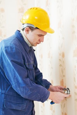 elektrik kablosu kablo iş başında