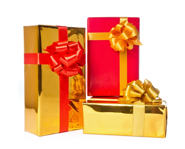 Tres cajas de regalo — Foto de Stock