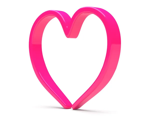Rózsaszín absztrakt szív — Stock Fotó