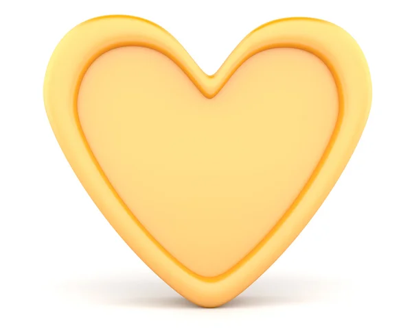 Złote serce — Zdjęcie stockowe