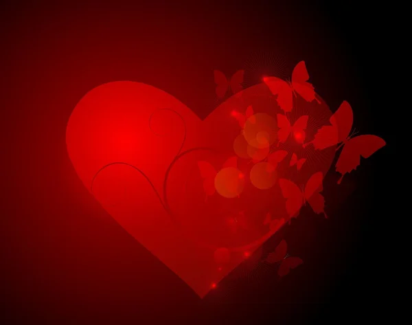 Milující srdce — Stock fotografie