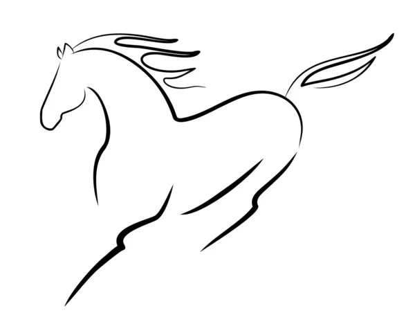 Szép ló — Stock Vector