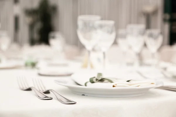 stock image Elegant decoration of table in a restaurant