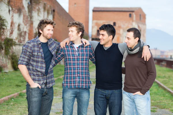 Group of Boys Outside — Stock Photo, Image