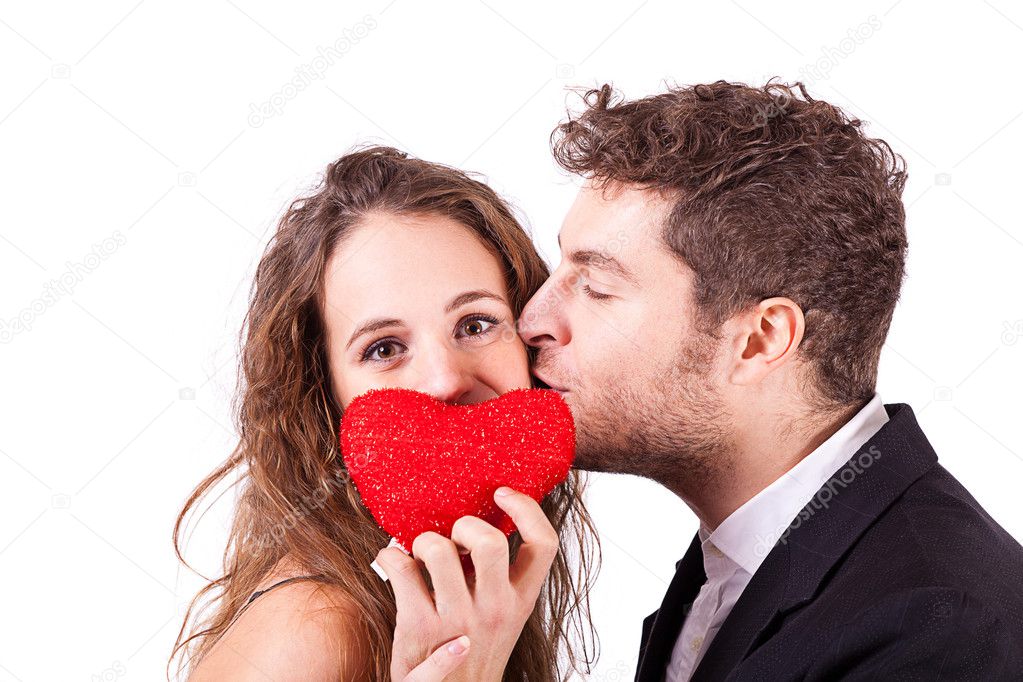 Young Couple in Love, Valentine's Day theme