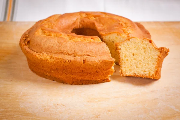 Домашний пирог с кольцом — стоковое фото