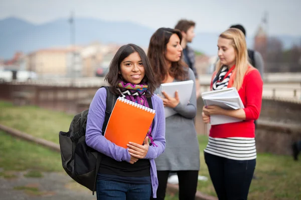 Group of Multiracial College Students — Stock Photo, Image