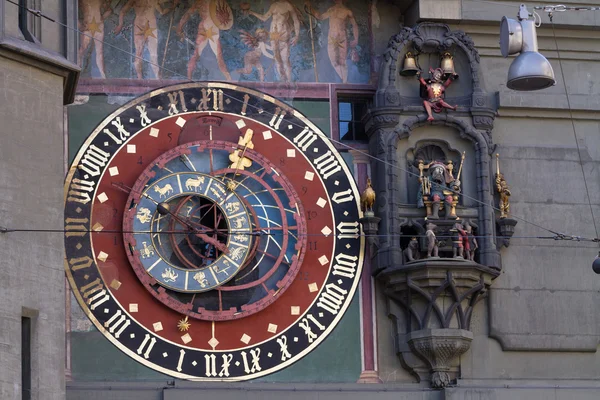 Zytglogge în Berna, ceas astronomic vechi — Fotografie, imagine de stoc