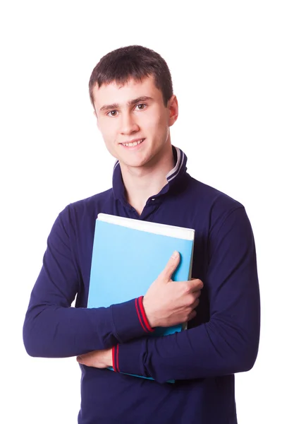 Boldog fiatal fiú diák — Stock Fotó