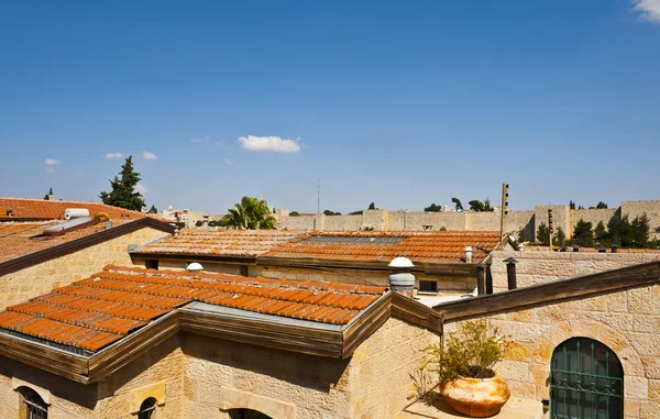 耶路撒冷的屋顶 — 图库照片