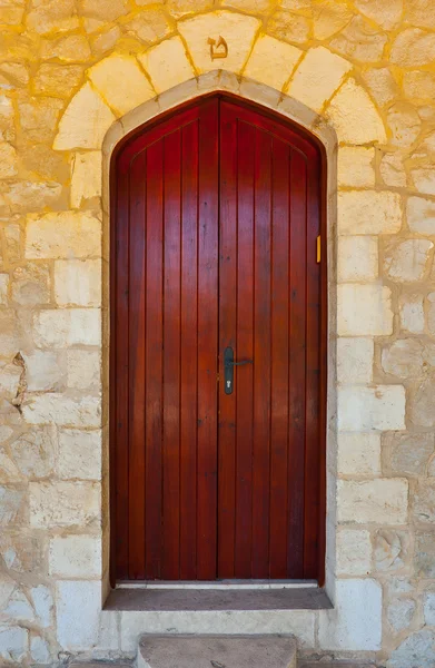 Wooden Israel Door — Stock Photo, Image