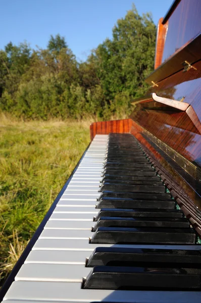 The piano outdoors. — Stock Photo, Image