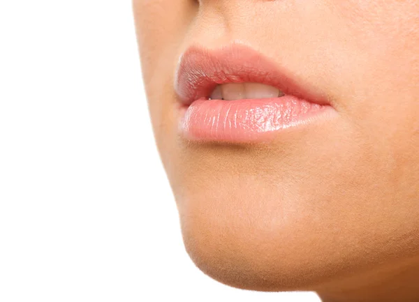 Lábios de mulher — Fotografia de Stock