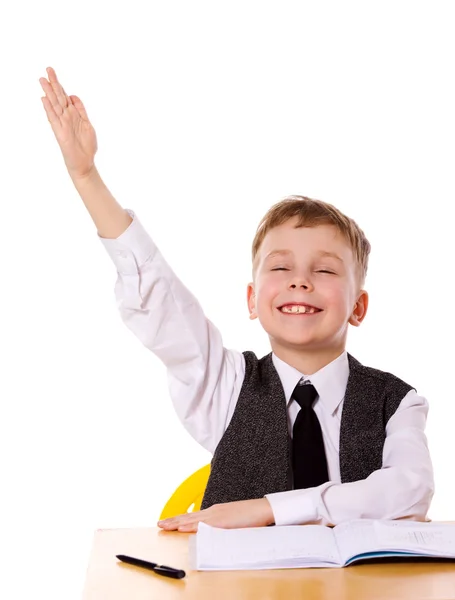 Menino da escola — Fotografia de Stock