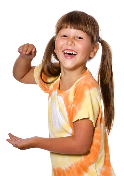 Smějící se dívka — Stock fotografie