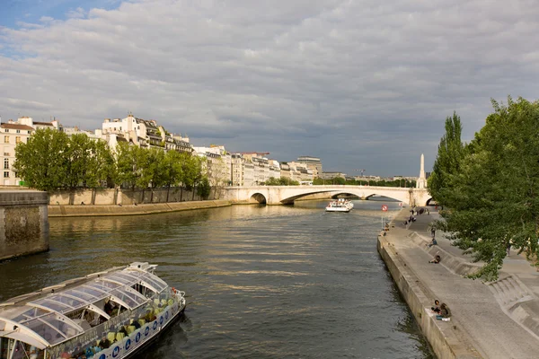River Seine Parigi Francia — Foto Stock
