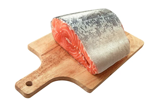 stock image Salmon on a cutting board