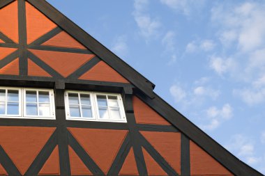 Bavyera bir evin çatısı