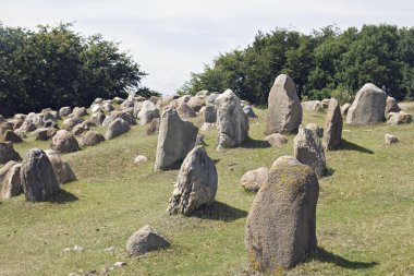 Stone viking graves clipart