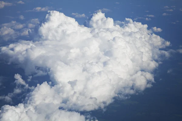 Nuvens, vista do avião — Fotografia de Stock