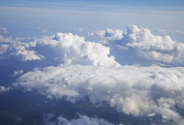 Chmury, widok z samolotu — Zdjęcie stockowe