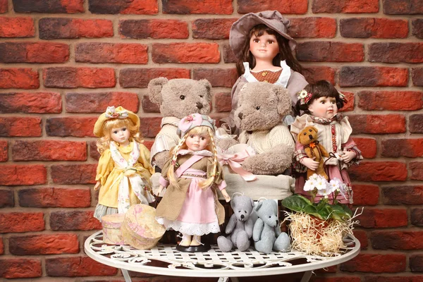 Bambole e peluche — Foto Stock