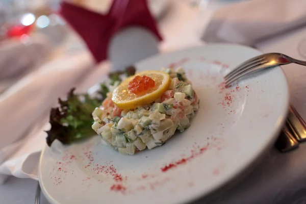 stock image Russian olivier salad