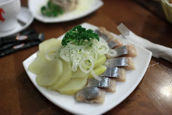 Slices of herring — Stock Photo, Image