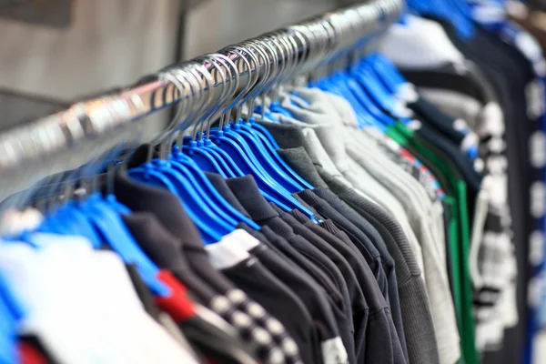 stock image Row of clothes