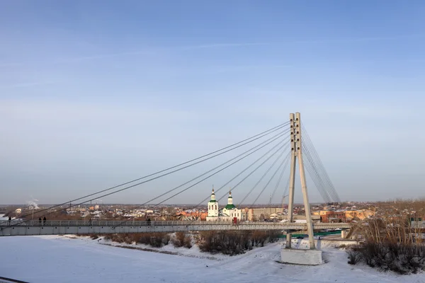Most w Tiumeń — Zdjęcie stockowe