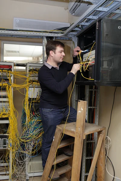 Maintenance of telecom network — Stock Photo, Image