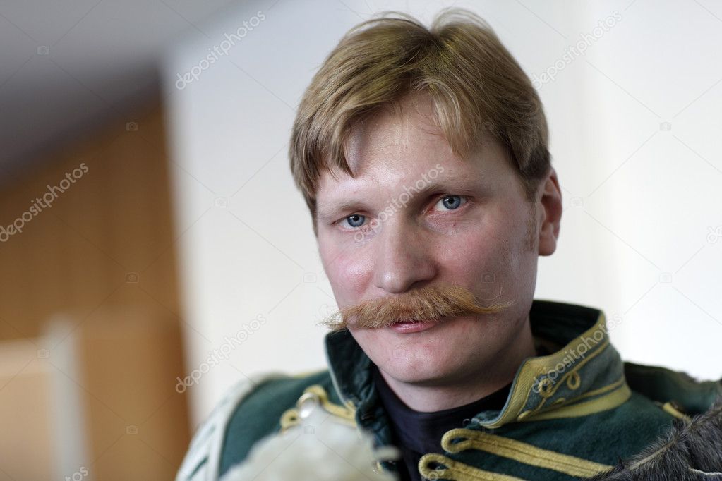 Moustached hussar