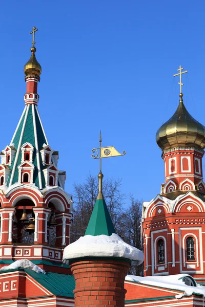 Décoration de l'église de Znamenskaya — Photo