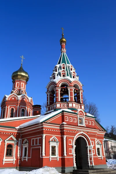 Znamenskaya 教堂一侧 — 图库照片