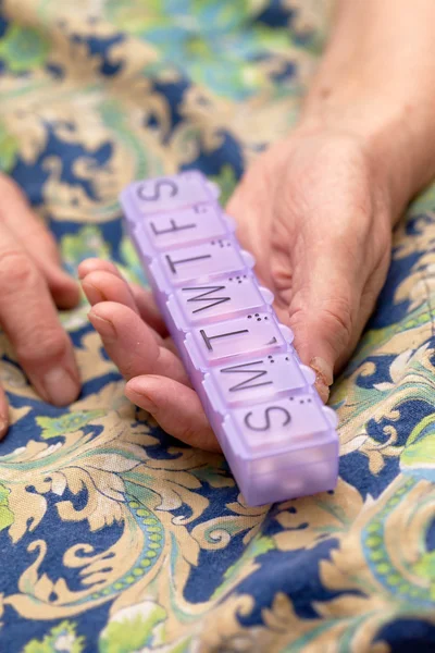 stock image Hand with pills