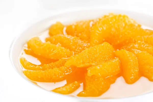 Pomarańczowy deser — Zdjęcie stockowe