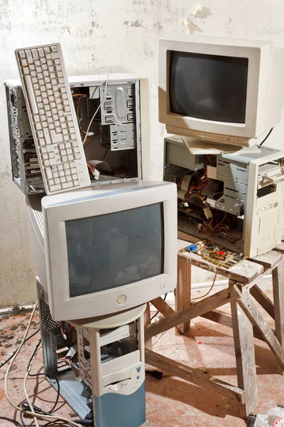 Vecchio computer — Foto Stock