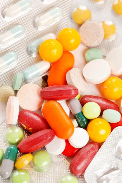 Verschillende soorten van pillen — Stockfoto