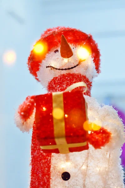 Grappige sneeuwpop — Stockfoto