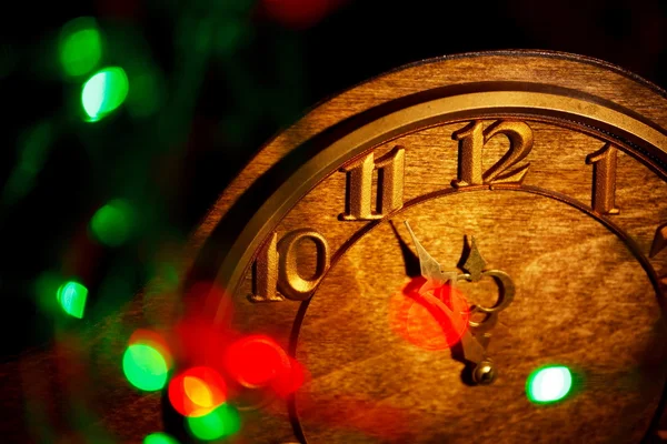 Vijf minuten aan Nieuwjaar — Stockfoto