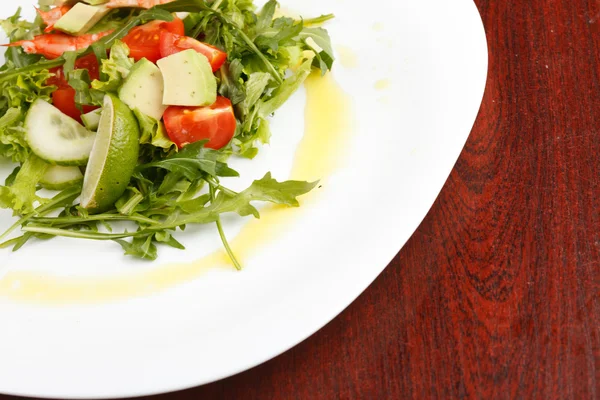 Salată de creveți — Fotografie, imagine de stoc