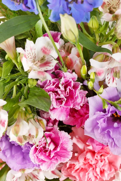 Strauß bunter Blumen — Stockfoto
