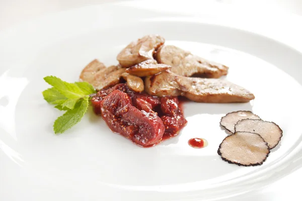Foie gras al tartufo — Foto Stock