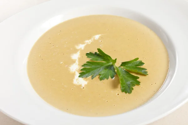 Цибулю Крем суп — стокове фото